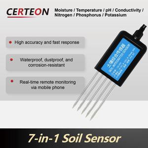 Analyseur de Sol Multiparamètre Appareil Portable <span class=keywords><strong>EC</strong></span> NPK Capteur de Conductivité pour Qualité du Sol Agricole - Product Image 2