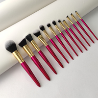 Ensemble de pinceaux de maquillage GRACEDO professionnel de 12 pièces, poils synthétiques personnalisés, manche en bois, luxe, haute qualité, pour le visage