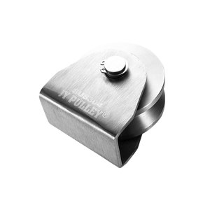 Rodamientos dobles Polea de rodillo de puerta de rueda de puerta corredera resistente de 100mm con ranura U/V/Y <span class=keywords><strong>para</strong></span> sistema de tracción y empuje - Product Image 5