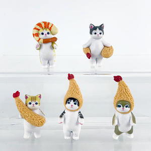 Mofusand Series <span class=keywords><strong>Arty</strong></span> Cartoon Cat Action Figure Vente en gros 5-7cm PVC Anime Toys Figurine à collectionner Cadeaux promotionnels - Product Image 4