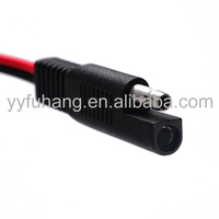 Câble d'extension à connecteur rapide SAEJ1128 mâle/femelle 2 broches avec prise CC, contacts en cuivre étamé, 12-24V 2.5A