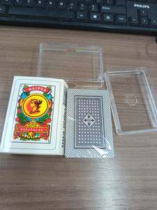 Deskjoy España - Baraja <span class=keywords><strong>de</strong></span> <span class=keywords><strong>Cartas</strong></span> <span class=keywords><strong>de</strong></span> Plástico, 50 <span class=keywords><strong>Cartas</strong></span>, Duraderas, 63x95mm, para Juegos <span class=keywords><strong>de</strong></span> Mesa - Product Image 1