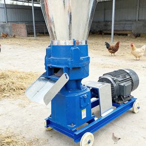 Machine à granulés d'aliments pour animaux domestiques à haut rendement et conception optimisée, pour maïs et herbe, pour élevages de lapins - Product Image 1