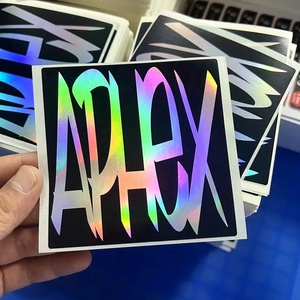 Tùy chỉnh phá hủy vỏ trứng Sticker in logo A4 Hologram Vinyl graffiti Sticker UV bảo vệ vỏ trứng Sticker - Product Image 2