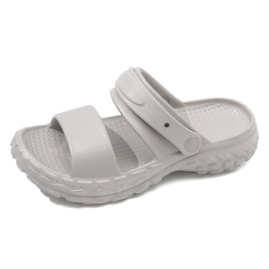 Men's Casual <b>Slides</b> Sandals Soft Sole Anti <b>Slip</b> Outdoor Beach Shoes Adult White Gray Khaki GX 0828 1 - Product Image 5
