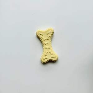 Giocattoli in Gomma per Animali Domestici, Giocattolo a Forma di Impronta di Cane in TPR, Osso Blu da Masticare per Cani - Product Image 4