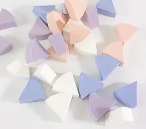 Nueva Esponja de Maquillaje Triangular en Forma de Abanico, No Absorbente, Desechable, para Base y Polvo, Marca Privada, Logotipo Personalizado, OEM, Venta al por Mayor - Product Image 4