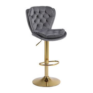 <span class=keywords><strong>Chaise</strong></span> <span class=keywords><strong>de</strong></span> bar <span class=keywords><strong>de</strong></span> petit-déjeuner rotative moderne <span class=keywords><strong>Chaise</strong></span> <span class=keywords><strong>de</strong></span> salle à manger stable en métal avec tissu réglable pour usage domestique Utilisation hôtelière abordable - Product Image 1