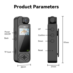 <span class=keywords><strong>Mini</strong></span> Cámara Deportiva Portátil 2K WiFi con <span class=keywords><strong>Sensor</strong></span> CMOS, Visión Nocturna, Rotación de 180° e Infrarrojos para Videocámara - Product Image 6
