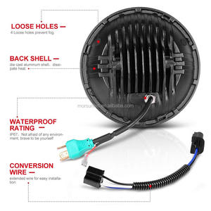 Faro LED de 7 Pulgadas para Land <span class=keywords><strong>Rover</strong></span> Defender 90/110 300 <span class=keywords><strong>Tdi</strong></span> Td5 Tdci, para <span class=keywords><strong>Range</strong></span> <span class=keywords><strong>Rover</strong></span> 1995, Luz Alta/Baja Sellada, 2 Piezas - Product Image 4