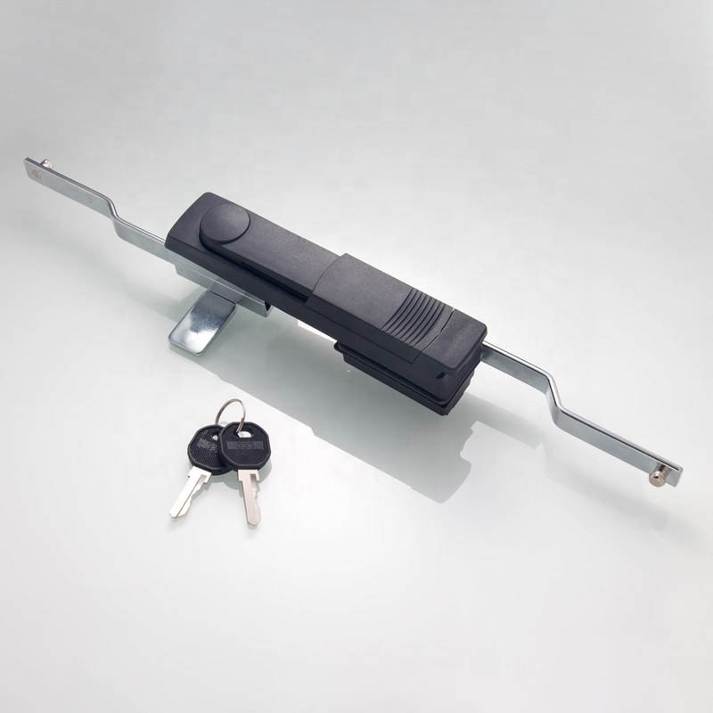 Rod Control Lock Swing Handle Lock Plastic Door Latch MS824 Black Plastic Handle Lock · image 2