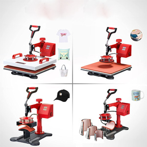 Máquina de Prensa de Calor Combinada 8 en 1, Nueva y Avanzada, para Tazas Mágicas, Camisetas y Sublimación - Product Image 4