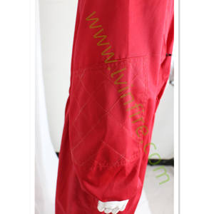 Nomex芳纶传单飞行员工作服一体式红色防火工作服，用于安全保护 - Product Image 5