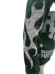 Sudadera con Capucha para Hombre, Estilo Urbano, de Alta Calidad, Ecológica, Transpirable, con Estampado Serigrafiado, Bordado 3D, Cierre de Cremallera, Diseño Desgastado - Product Image 4