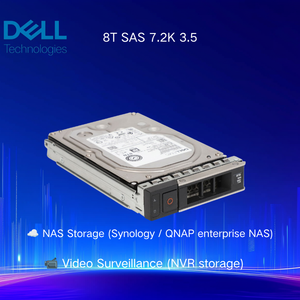 ฮาร์ดดิสก์ Dell Server ขนาด 8TB SAS 7.2K 3.5 นิ้ว แบบ Hot Swap สำหรับเซิร์ฟเวอร์ Dell PowerEdge และระบบจัดเก็บข้อมูล R750 R760 R660 R450 R470 R260 R360 - Product Image 1