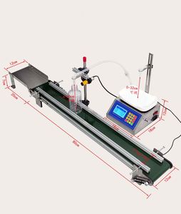 Máquina de Llenado de Líquidos Continua de Sobremesa con Cinta Transportadora para Perfumes, Aceites Esenciales, Vino, Jugos, Botellas y Cosméticos - Product Image 3