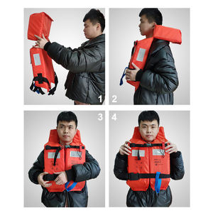 رخيصة عالية الجودة الكبار السباحة المياه EPE رغوة سولاس سترة نجاة بحرية - Product Image 4