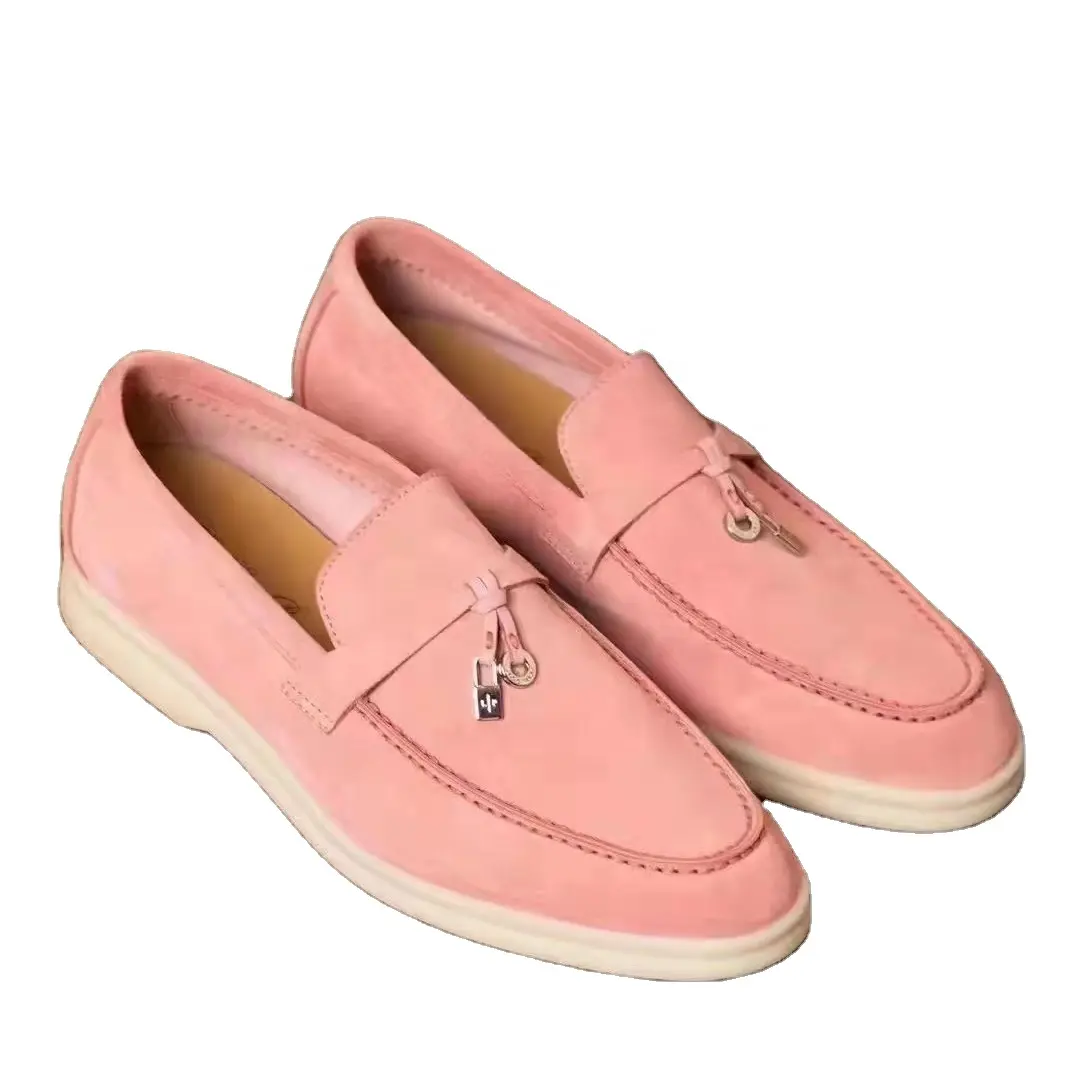 Vallu Spring Autumn New Flat Casual Fashion Decoration LP All-match Explosive Loafer Women's Shoes