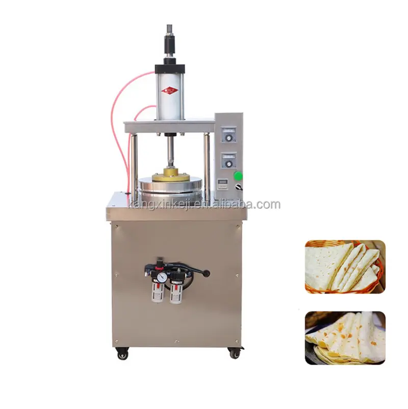 Máquina de fazer envoltórios de tortilla chapati para assar panquecas de alta eficiência