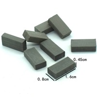 Mini briques, tuiles de briques rouges, jouet de construction de micro-paysages DIY fait main