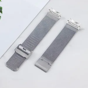 Correa para Samsung <span class=keywords><strong>Galaxy</strong></span> Watch 4 5 6 40 44mm 6 4 <span class=keywords><strong>Classic</strong></span> 43mm 42 <span class=keywords><strong>46</strong></span> 47mm Sin huecos Acero Loop Metal Band <span class=keywords><strong>Galaxy</strong></span> 5Pro 45mm Pulsera - Product Image 2