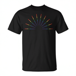 Débardeur T-shirt Rainbow Sunshine Burst – Catégorie Promotionnelle - Product Image 2