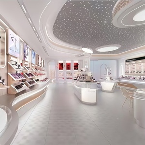 Thiết kế nội thất cửa hàng trang điểm chất lượng cao với đồ nội thất trưng bày mỹ phẩm và đồ đạc cửa hàng tùy chỉnh - Product Image 1