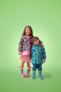 Bottes mi-mollet unisexes <span class=keywords><strong>pour</strong></span> enfants Stephen Joseph avec imprimé animal et motif camping en plein air Sj8801 - Product Image 5