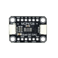 Sorties DAC quadruples MCP4728 avec module EEPROM compatible avec STEMMA QT Qwiic