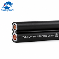 Câble solaire photovoltaïque en cuivre étamé à 2 conducteurs de 6 mm, indice de protection IP67, XLPO DC, pour usage industriel et construction, fil électrique photovoltaïque