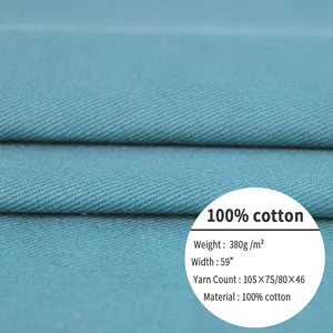 Wholesale Heat Proof Acid Resistant 100 Cotton Flame Resistant Fabric for Garments Clothing