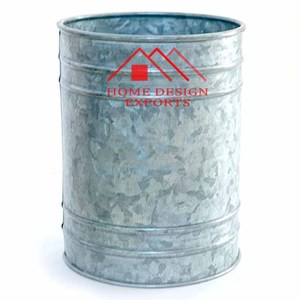 Caddy à poignée pour la vente en gros à bas prix Boîte de conserve de cuisine galvanisée Meilleur vendeur Porte-ustensiles en métal galvanisé - Product Image 6