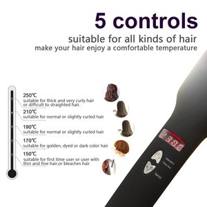 Piastra per <span class=keywords><strong>capelli</strong></span> professionale 2 in 1 e arricciacapelli in titanio - Product Image 4