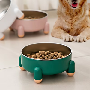 Wholesale <strong>Bowl</strong> Feeders <strong>Rounded</strong> Cat <strong>Dog</strong> <strong>Bowl</strong> Stainless Steel Pet Sublimation Cat Plastic Water Food <strong>Bowl</strong> - Product Image 1