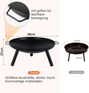 Soporte Giratorio de Acero Inoxidable para Parrilla de Leña, Soporte para Cocinar al Aire Libre, para Acampar - Product Image 3