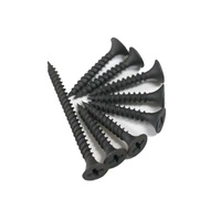 Vis à tête trompette phosphatée noire/grise à filetage grossier pour plaques de plâtre (Tornillos Drywall Screw)