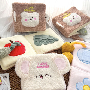 Livre de jouet éducatif interactif <span class=keywords><strong>pour</strong></span> animaux de compagnie en peluche <span class=keywords><strong>pour</strong></span> chien avec une bonne poudre de nuit Jouet de livre de nourriture caché qui fuit l'odeur et le son des aliments - Product Image 6