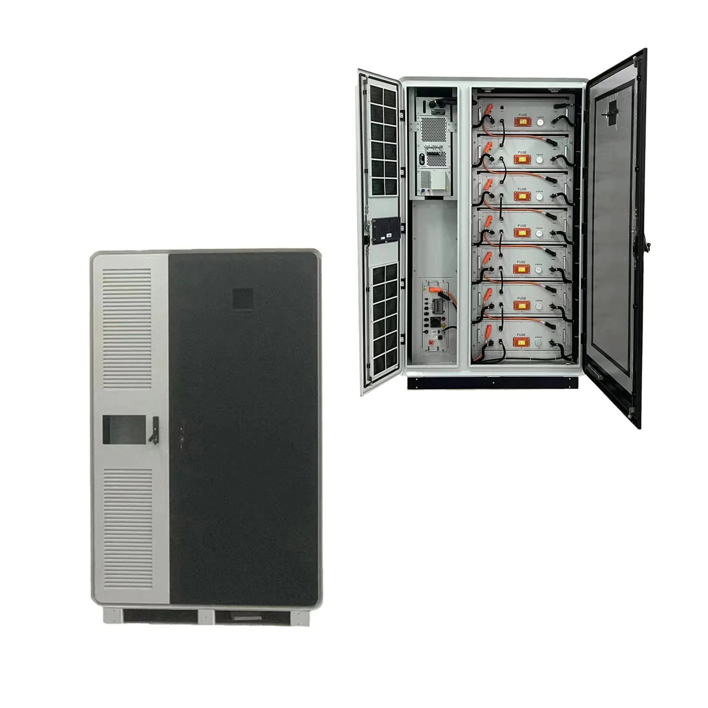 OEM産業用および商業用エネルギー貯蔵システムUL認証1MWh空冷バッテリーIP54