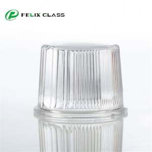 Cylindre en verre borosilicate transparent moderne, moulé par pression, écologique, garantie 3 ans, testé aux chocs, anti-explosion, couvercles extérieurs - Product Image 3