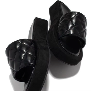 Sandales plates en PU pour femmes, vente en gros d'usine, chaussures d'été, tongs de plage - Product Image 5
