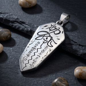 Yunnique – pendentif épée Tai Chi en acier inoxydable, design géométrique Yin Yang, collier unisexe, cadeau - Product Image 2