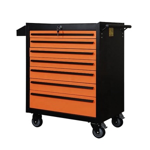 Workshop tool drawer rolling cabinet storage car repairing metal tool trolley