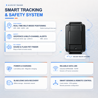 Traceur GPS pour chien, traceur GPS pour la chasse, alarme sonore puissante, flash LED, localisation d'animaux domestiques, charge magnétique, autonomie ultra longue