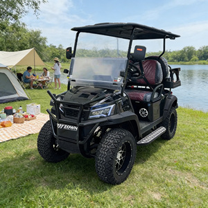 Voiturette de golf électrique 4 places au design classique pour les terrains de golf et les loisirs - Product Image 1