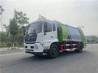 Camion compacteur de déchets 12000L Euro 6 à haut rapport de compression 4x2 pour la gestion des déchets résidentiels urbains
