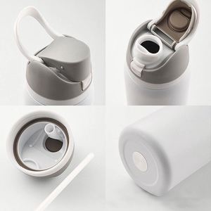 Bouteille d'eau en acier inoxydable à double paroi OWA 16oz 19oz 24oz avec couvercle rabattable et poignée, vente en gros directe usine - Product Image 3