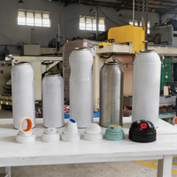 Vente en gros d'usine, flacon aérosol en aluminium vide de 100 ml, logo personnalisé imprimé, boîte métallique pour déodorant, emballage de spray cosmétique