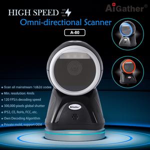 Scanner de codes à barres à lumière rouge LED omnidirectionnel de haute qualité 120FPS <span class=keywords><strong>lire</strong></span> rapidement les codes 1D et 2D RS-232 l'interface USB - Product Image 6