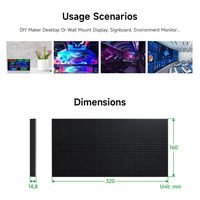 BOSHUO P5 Module mural vidéo de panneau d'écran d'affichage à LED étanche d'intérieur
