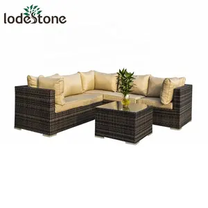 Thoải mái ngoài trời wicker góc sofa cho bán vườn kinh điển ngoài trời đồ nội thất